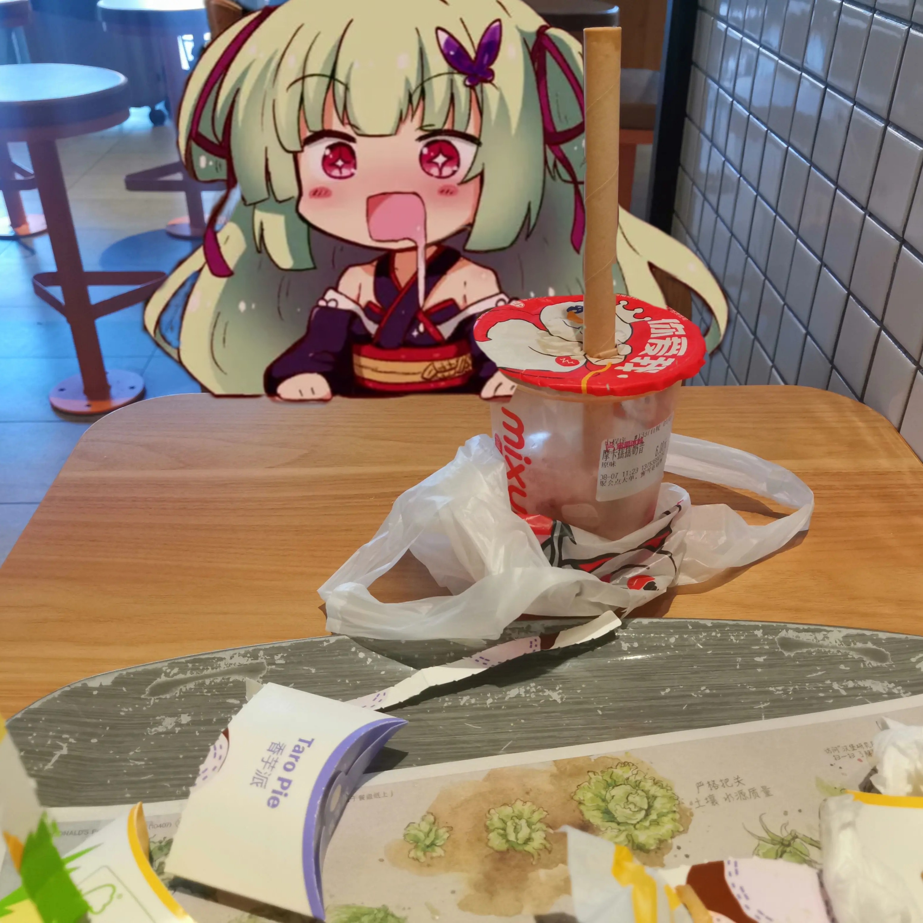 月色雪色之间